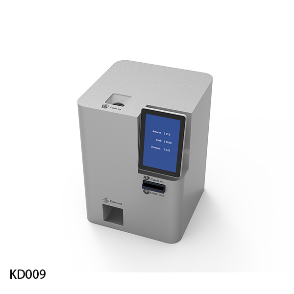 Retail Self Checkout Machine with cash and coin recycling